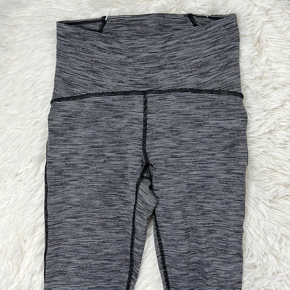 Lululemon Train Times 7/8 Pant (25" ) Wee Are From Space Black Slate - Picture 2 of 7